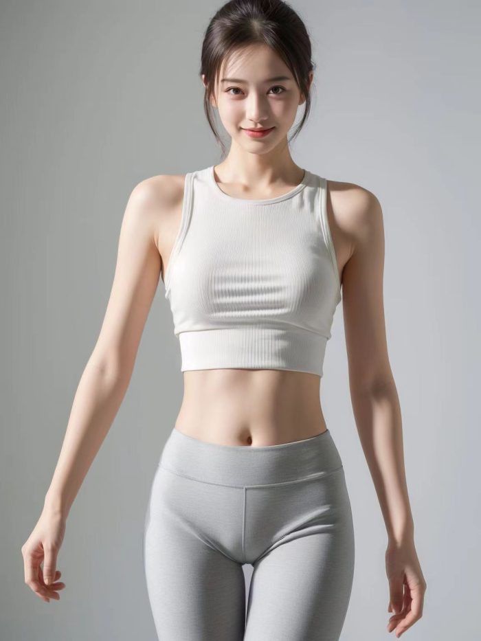 AI瑜伽裤清纯妹子系列图套图库-美女套图库-街拍套图套图库