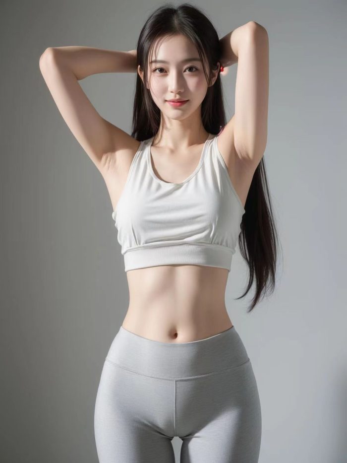 AI瑜伽裤清纯妹子系列图套图库-美女套图库-街拍套图套图库